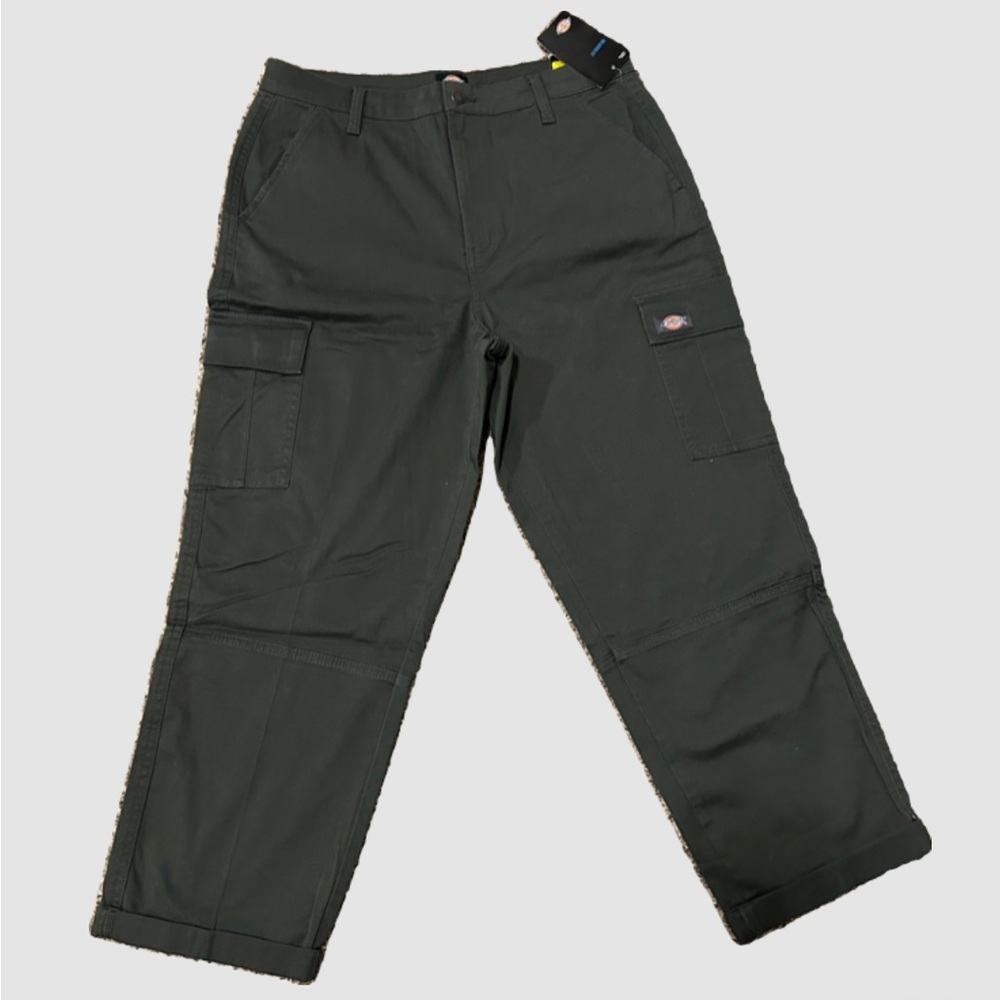 Dickies Women's Dark Green Cargo Work Pants